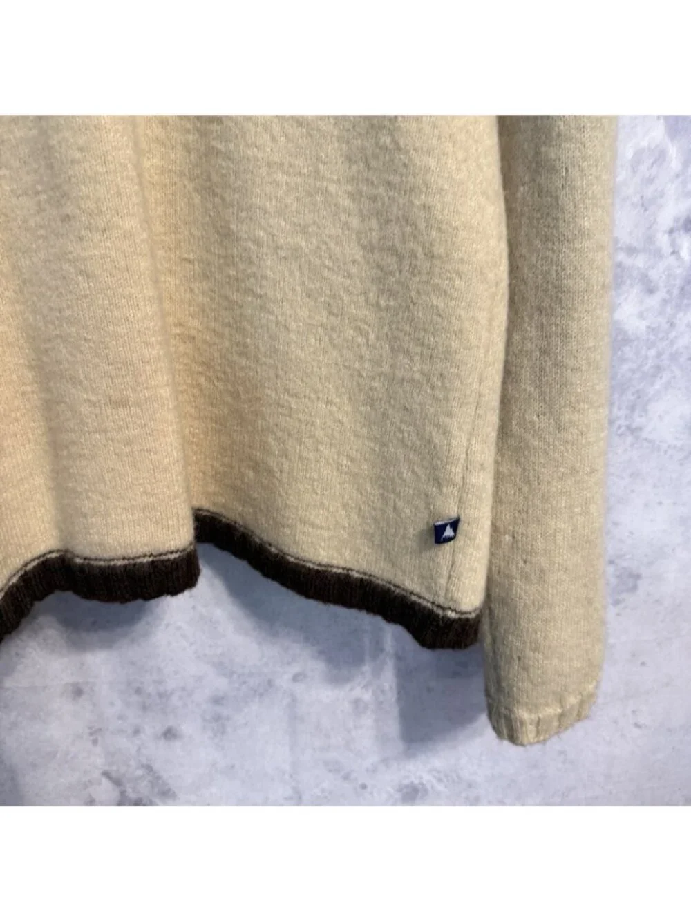 Vintage Burton Snowboards Virgin Wool Sweater Mens Large V Neck